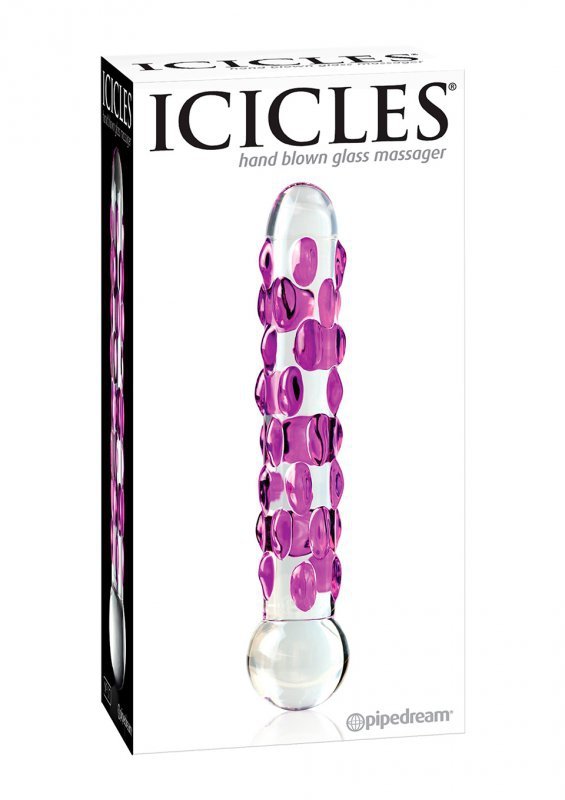 Dildo-ICICLES NO 7 - HAND BLOWN MASSAGER