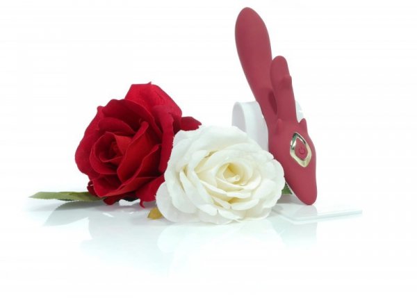 Wibrator- Vibrator silicone 2*8 vibration function Red