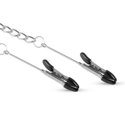 Stymulator-Long Nipple Clamps With Chain
