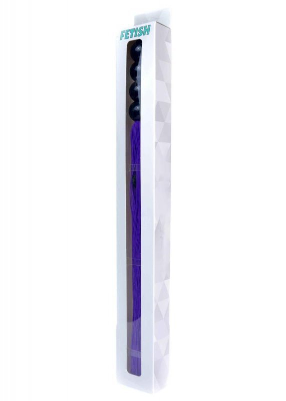 Silicone Whip Purple 14&quot; - Fetish Boss Series