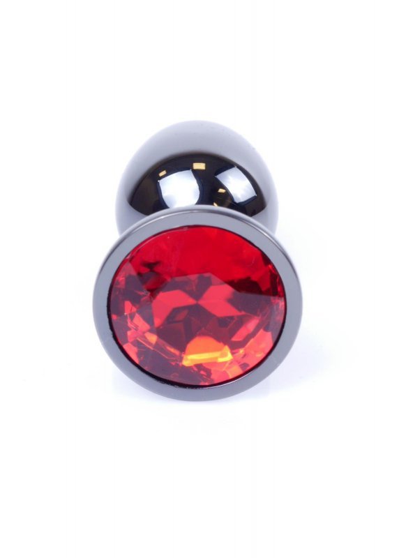 Plug-Jawellery Dark Silver PLUG- Red