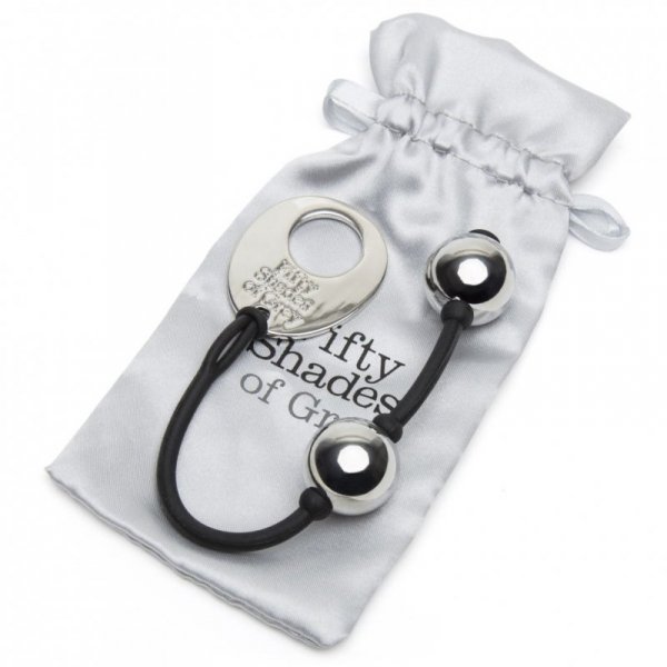 Kulki gejszy - Fifty Shades of Grey Inner Goddess Mini Silver Pleasure Balls 85g