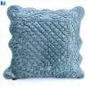  Narzuta typu velvet Hasita niebieska 240x220