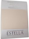 Prześcieradło zwirn-jersey z gumką Estella beige