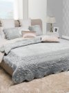 Narzuta typu velvet Hasita szara 200x220