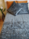 Narzuta welwet Zina grafit 160x200+2poszewki 50x50