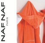 Elegancki szlafrok unisex Naf Naf pomarańczowy  L, XL