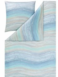 Estella pościel mako- jersey Maike azur 6529 135x200