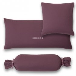 Poszewka jersey Estella aubergine