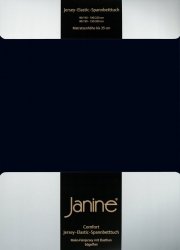 Janine prześcieradło elastic-jersey z gumką schwarz