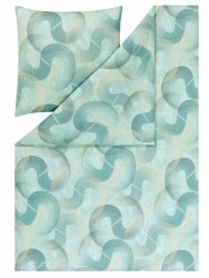 Estella pościel mako- jersey Tobias mint 6543 155x200