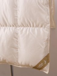 Zestaw kołdra puchowa z jedwabiem Dolce całoroczna 180x200+2poduszki