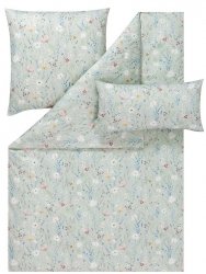 Estella mako-satin Celeste grün 7961 135x200