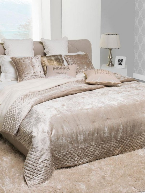 Narzuta typu velvet Alpana beż 200x220