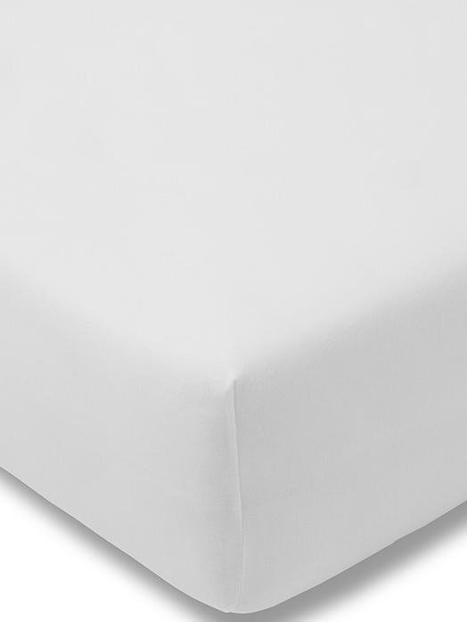 Estella prześcieradło jersey z gumką białe 150x200