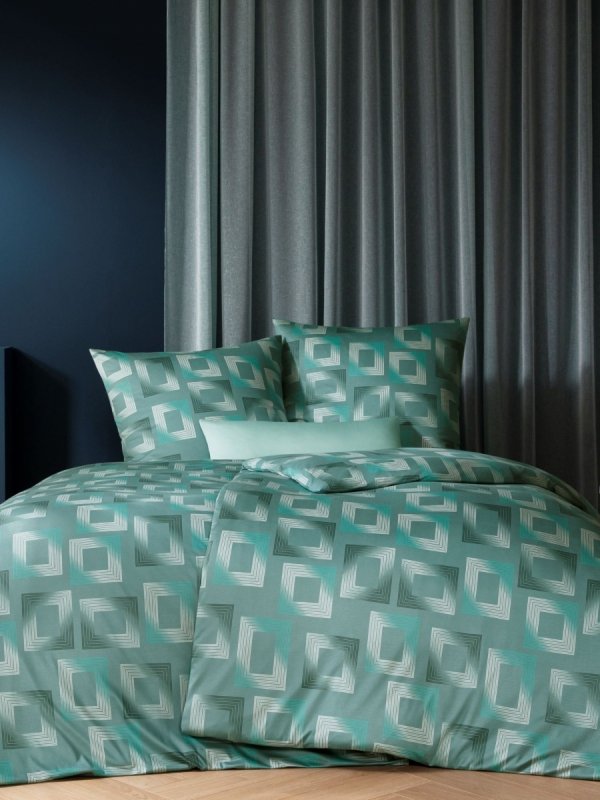 Estella pościel mako- jersey Heiko lagune 6542 155x200