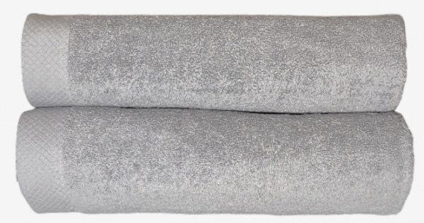 Nowoczesny ręcznik jednolity jasny szary 700g - 30x50, 50x100, 70x140