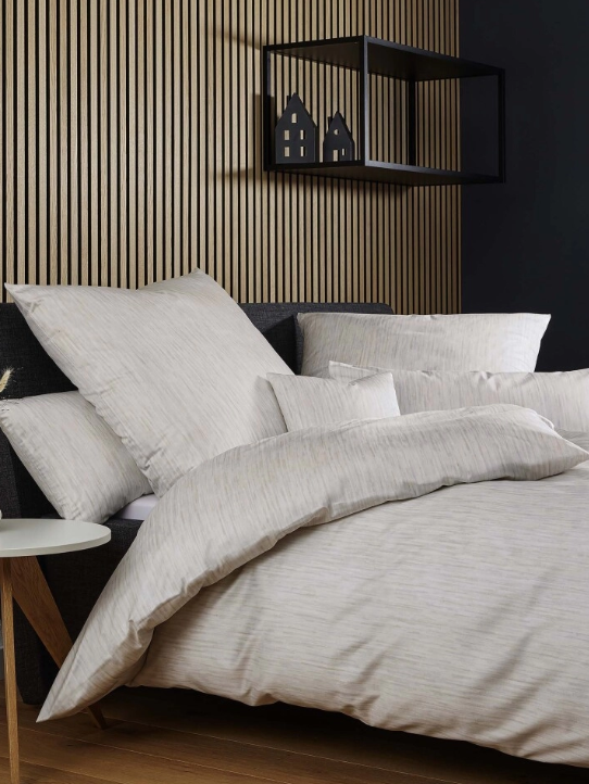 Janine poszewka mako-satin Milano grau beige 45109 40x40, 40x80, 80x80
