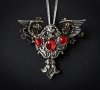 naszyjnik z gotyckim aniołem - amulet ochronny