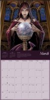 Dragons Anne Stokes Smoki - oficjalny kalendarz ścienny Anne Stokes ze smokami na rok 2024