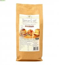 MIESZANKA UNIWERSALNA NA BEZGLUTENOWE NALEŚNIKI, GOFRY, CHLEB PIĘĆ PRZEMIAN 1 kg g