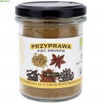 MIESZANKA PRZYPRAW PIĘĆ SMAKÓW BIO BEZGLUTENOWA PIĘĆ PRZEMIAN 80g