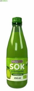 SOK Z LIMONKI NFC NIE Z KONCENTRATU BIO NATURAVENA 250 ml