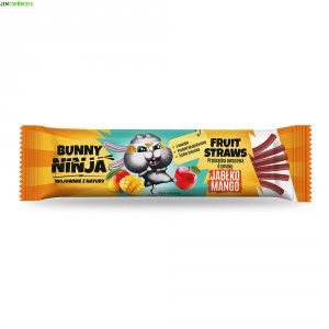 FRUIT STRAWS PRZEKĄSKA JABŁKO - MANGO BUNNY NINJA 16 g 