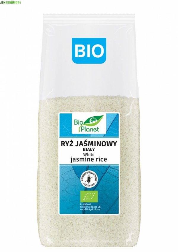 RYŻ BIAŁY JAŚMINOWY BEZGLUTENOWY BIO PLANET 1 kg