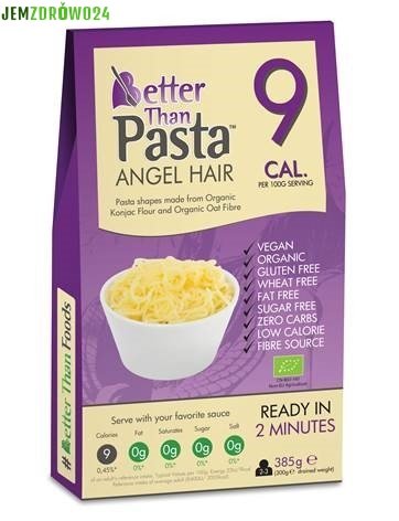 Makaron koncjac typu angel hair Better than Foods 385 g