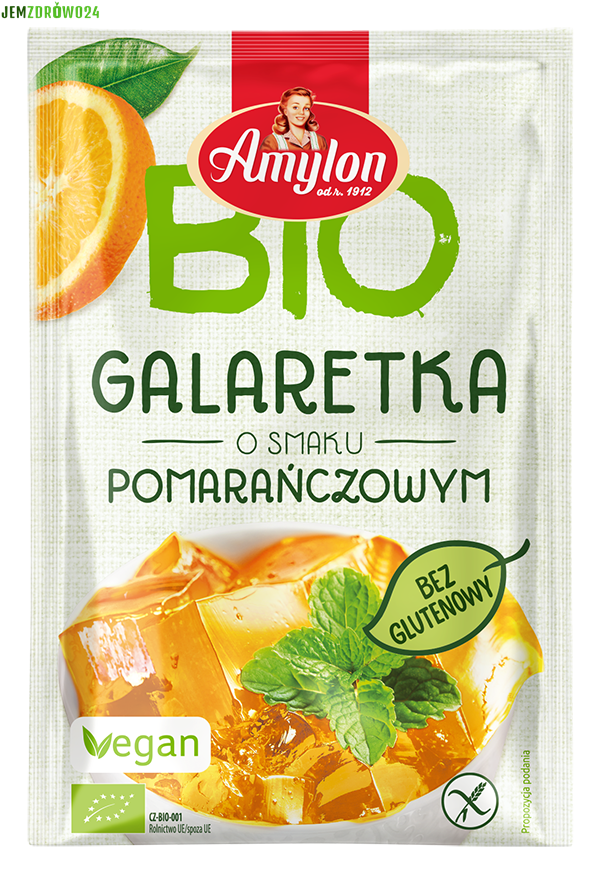GALARETKA POMARAŃCZOWA BEZGLUTENOWA BIO AMYLON 40 g
