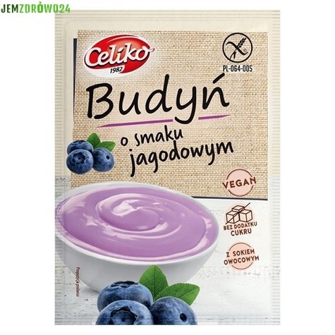 Budyń o smaku jagodowym Celiko 40 g