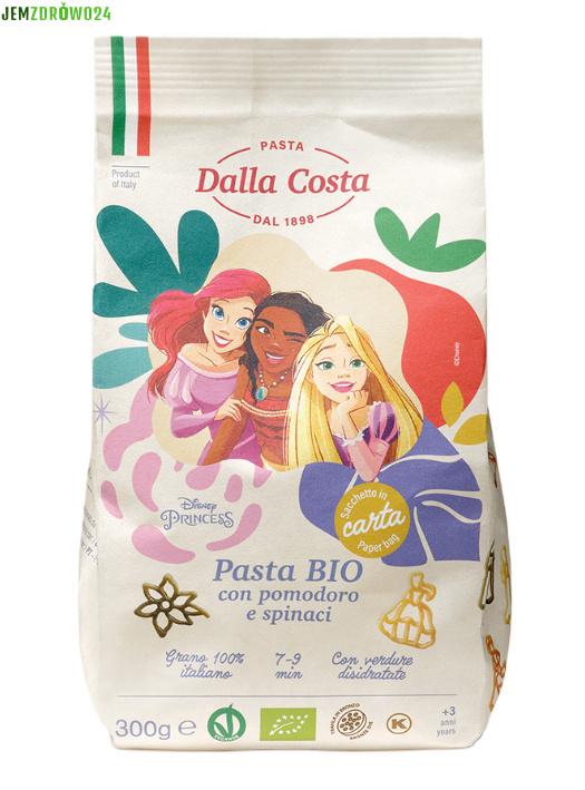 MAKARON DISNEY PRINCESS BIO Dalla Costa 300 g