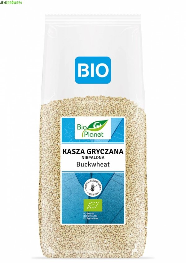 KASZA GRYCZANA BEZGLUTENOWA EKOLOGICZNA NIEPALONA BIO PLANET 1 kg