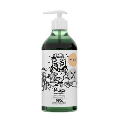 Płyn do Mycia Naczyń Mięta i Mandarynka 750ml