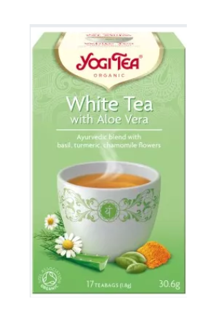 Yogi Tea Herbata White Tea With Aloe Bio 17 saszetek