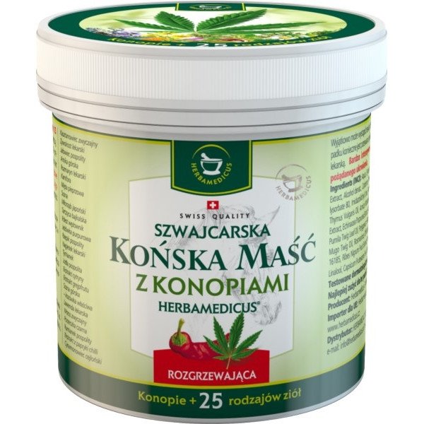 Maść z Konopiami Rozgrzewająca 250ml