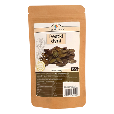 Pestki Dyni Bezłuskowej Polskie 300g