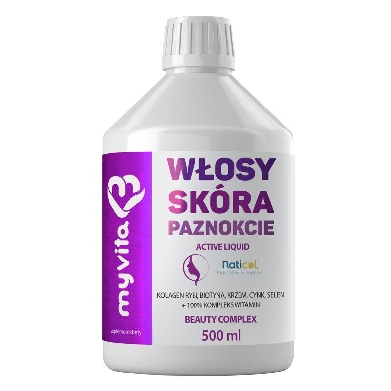 Włosy, Skóra, Paznokcie Liquid 500 ml