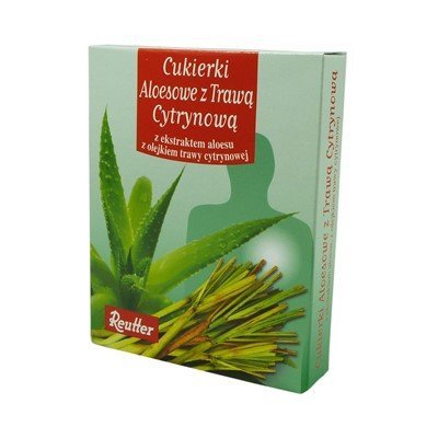 Cukierki Aloes + Trawa Cytrynowa 50g 
