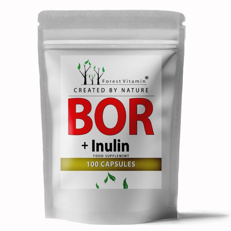 Bor + Inulina 100 kapsułek