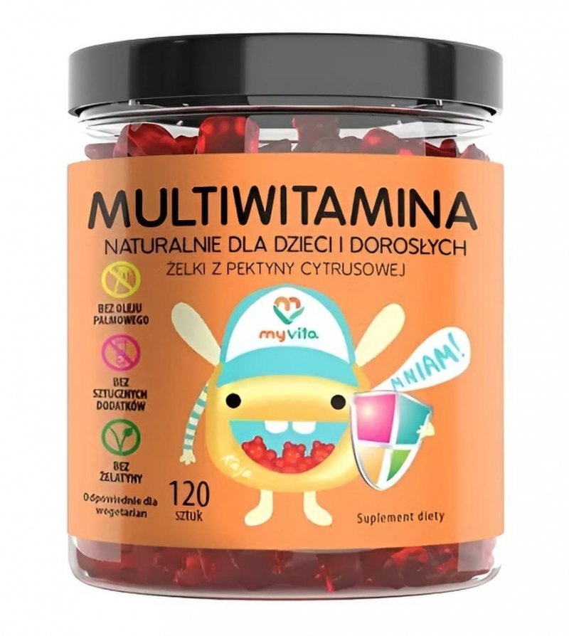 Żelki Naturalne Multiwitamina 120 sztuk