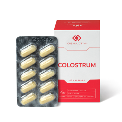 Colostrum Bioaktywny Liofilizat 60 kapsułek