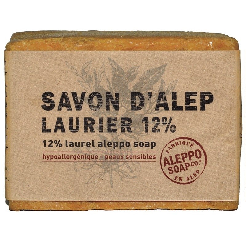 Mydło Aleppo 12% Savon D'Alep Laurier 200g