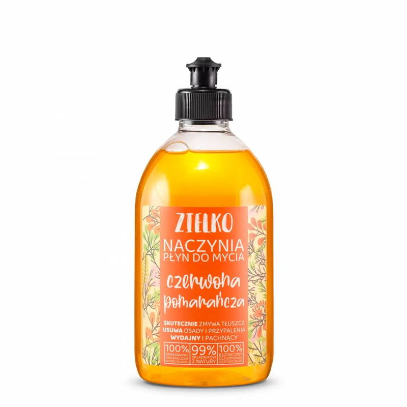 Zielko Płyn do Mycia Naczyń Czerwona Pomarańcza 500 ml
