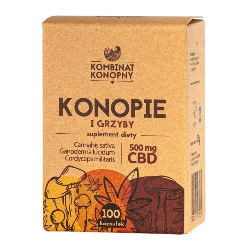 Konopie i Grzyby 100 kapsułek