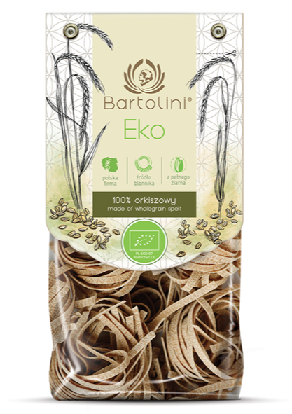 Makaron Orkiszowy Pełnoziarnisty Gniazda (Fettuccine) BIO 250g