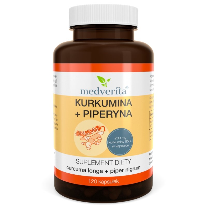 Kurkumina+ Piperyna 120 kapsułek