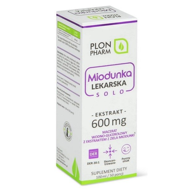 Miodunka Ekstrakt na Płuca 100ml