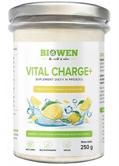 Elektrolity Vital Charge+ Cytryna 250g